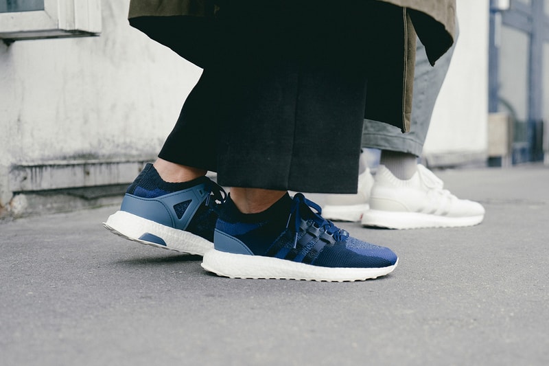 adidas Originals EQT Materials Pack Sneakersnstuff Dark Blue White boost support primeknit shapes