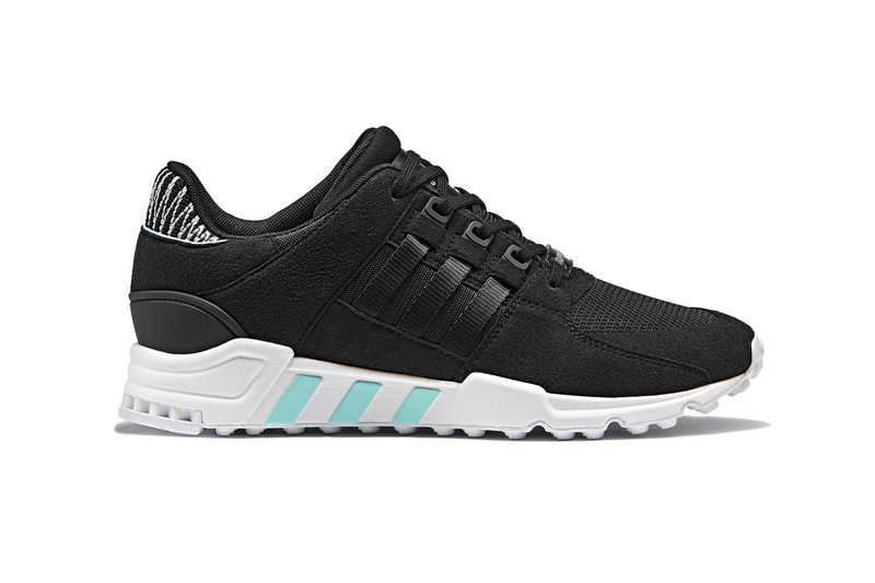 adidas Originals EQT Support RF Black White Black White Teal