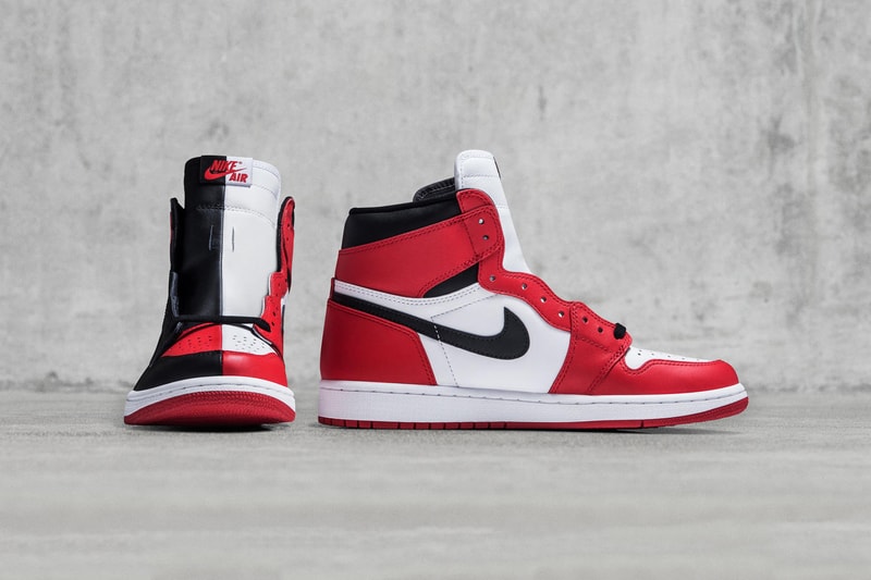 Air Jordan 1 Homage to Home Sample Black Red White Bred Banned Chicago Bulls Sneakers Shoes Footwear Nike
