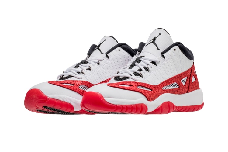 The Air Jordan 11 Low IE Receives a Bright & Bold "Fire Red" Makeover