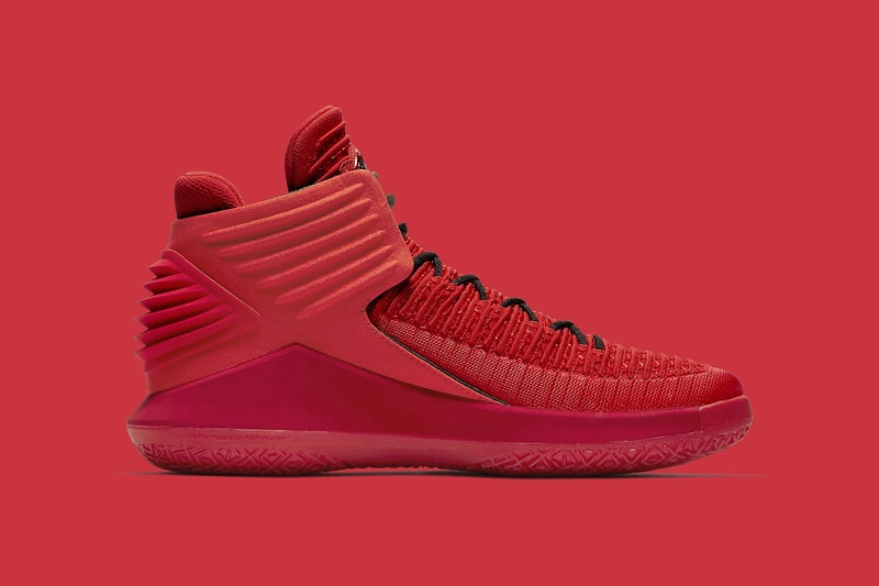 Air Jordan 32 Rosso Corsa Red Launch Colorway 2017 September 29 Release Date Info Sneakers Shoes Footwear