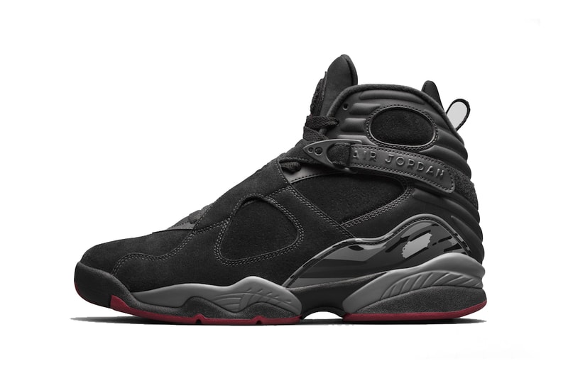 Air Jordan 8 Cement 2017 September 16 Release Date Info Sneakers Shoes Footwear black red bred suede nubuck michael brand aj8 4