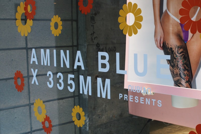Amina Blue 335mm Pop Up Shop Nubian Japan Tour 2017 kanye west model yeezy season photography photographer portraits pictures