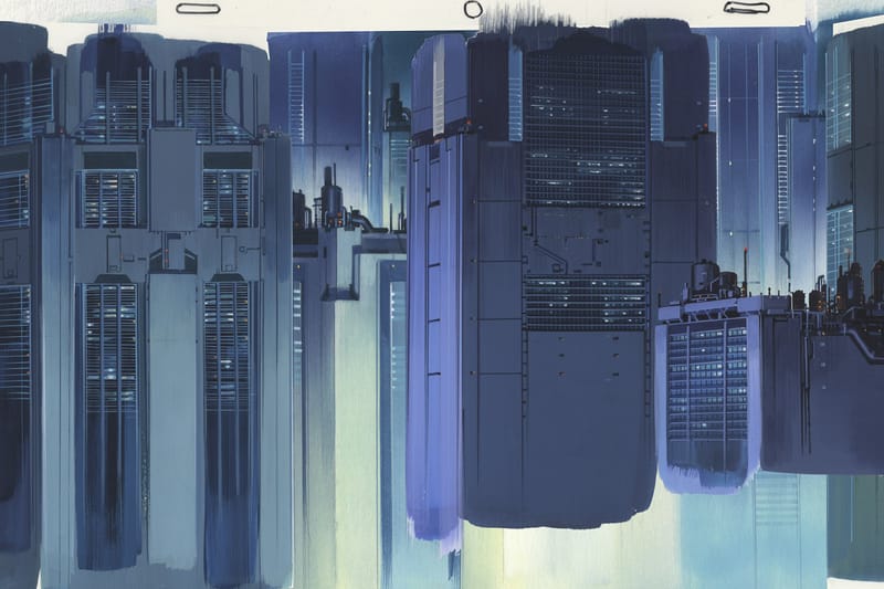 prompthunt: red - yellow - blue building, skyscraper shaped like rocket  ship, aquamarine windows, megatall building, tallest building in history,  peak of building above clouds, anime, 2 0 0 1 anime, colorful building, cel  - shading, cel - shaded