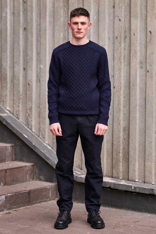 Louis W. x A.P.C. 2017 Fall/Winter Lookbook Outerwear Sweaters