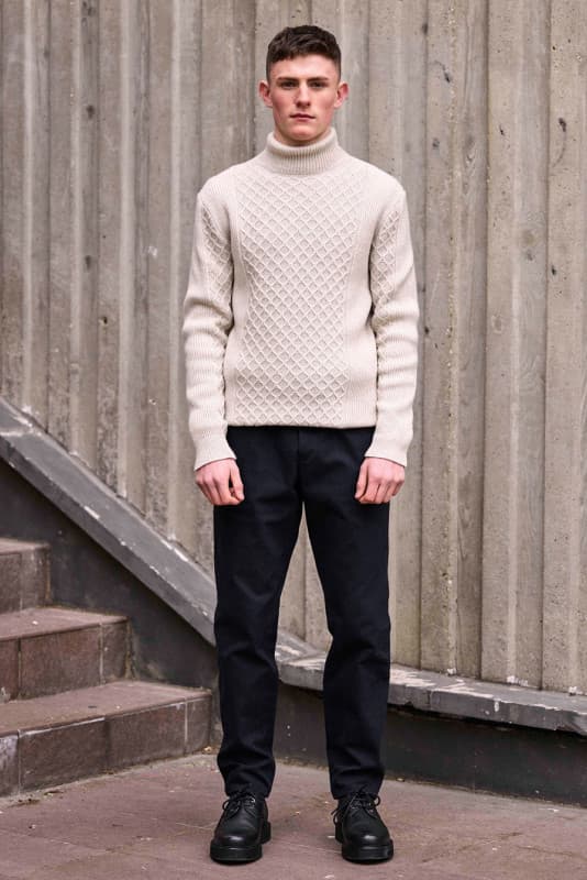 Louis W. x A.P.C. 2017 Fall/Winter Lookbook Outerwear Sweaters