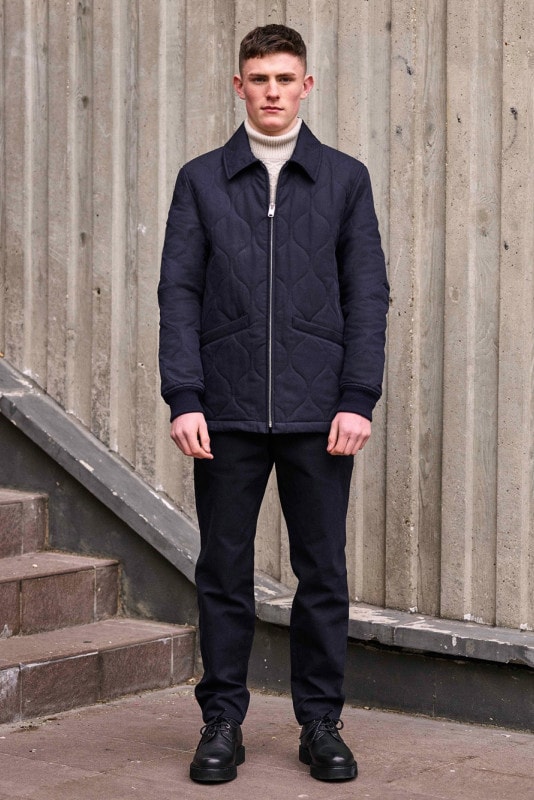 Louis W. x A.P.C. 2017 Fall/Winter Lookbook Outerwear Sweaters