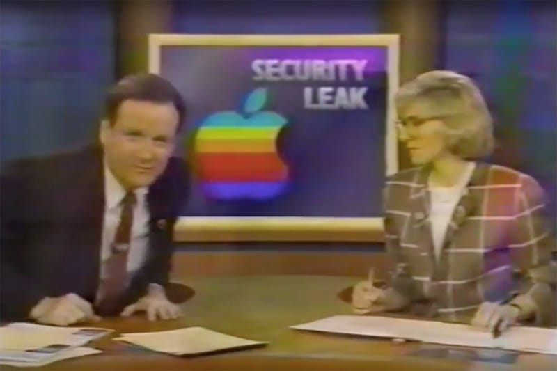 Vintage News Footage Shows That Apple Leaks Have Been Happening Since 1988