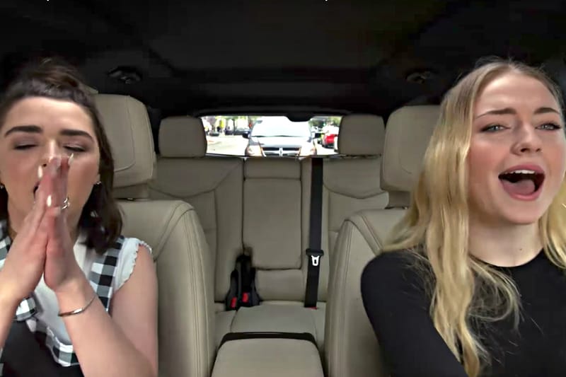 Apple Music Shares 'Carpool Karaoke' Trailer With Maisie Williams and Sophie Turner
