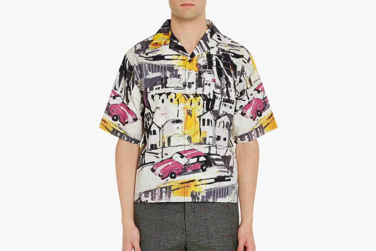 Automotive Print T-Shirt Streetwear Trend