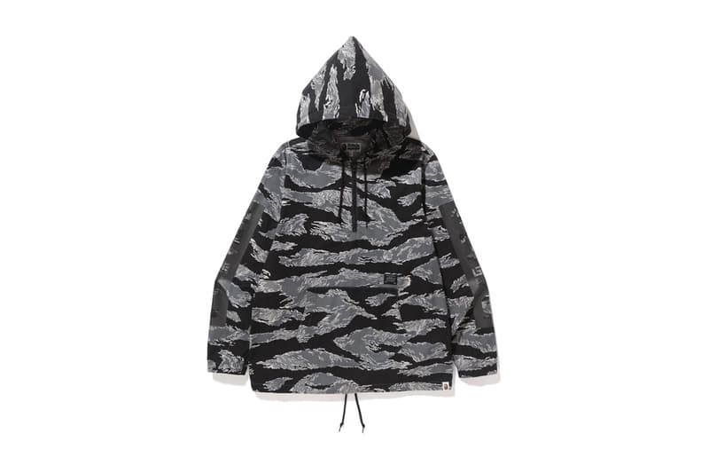 BAPE A Bathing Ape 2017 Summer Tiger CAMO Collection BAPE Black White Grey Hoodie T Shirt Tee Sweatshirt Cap Hat Ape Shall Never Kill Ape