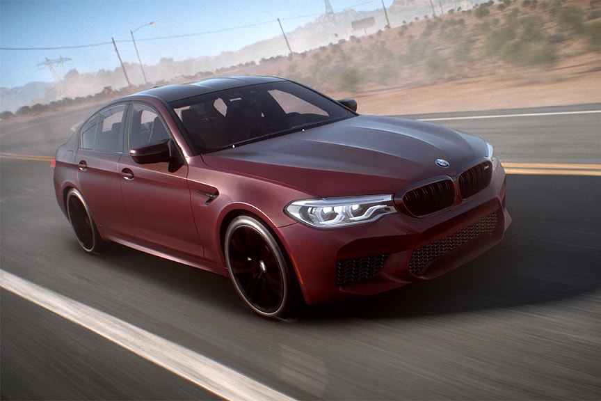 BMW M5 Red Maroon EA Need For Speed Payback