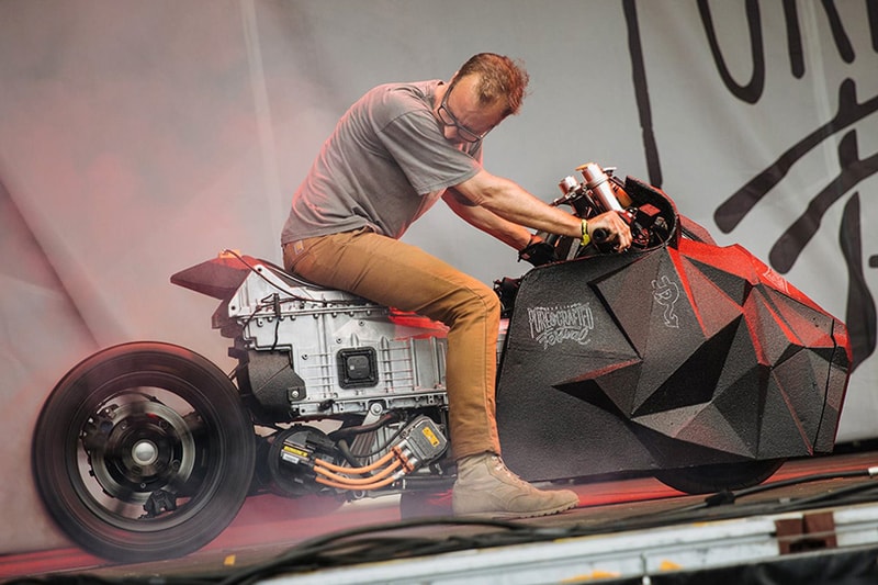 Krautmotors Heavy Duty BMW C Evolution Custom Origami