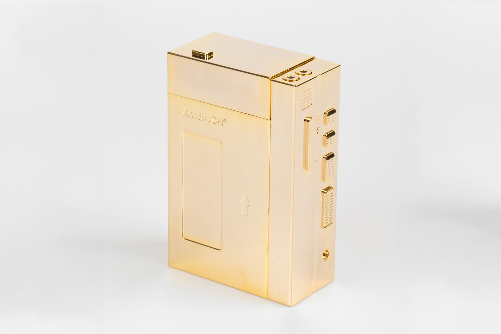 AMBUSH Cassette Player Cigarette Case gold silver