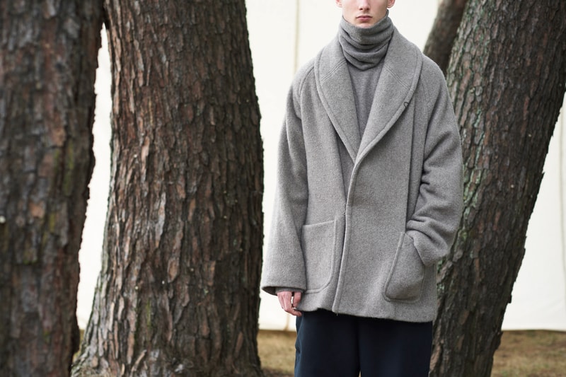 COMOLI 2017 fall winter collection lookbook