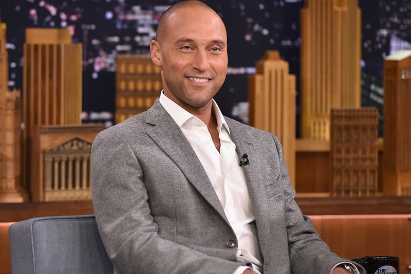 Derek Jeter Suit Tonight Show Miami Marlins Ownership Group