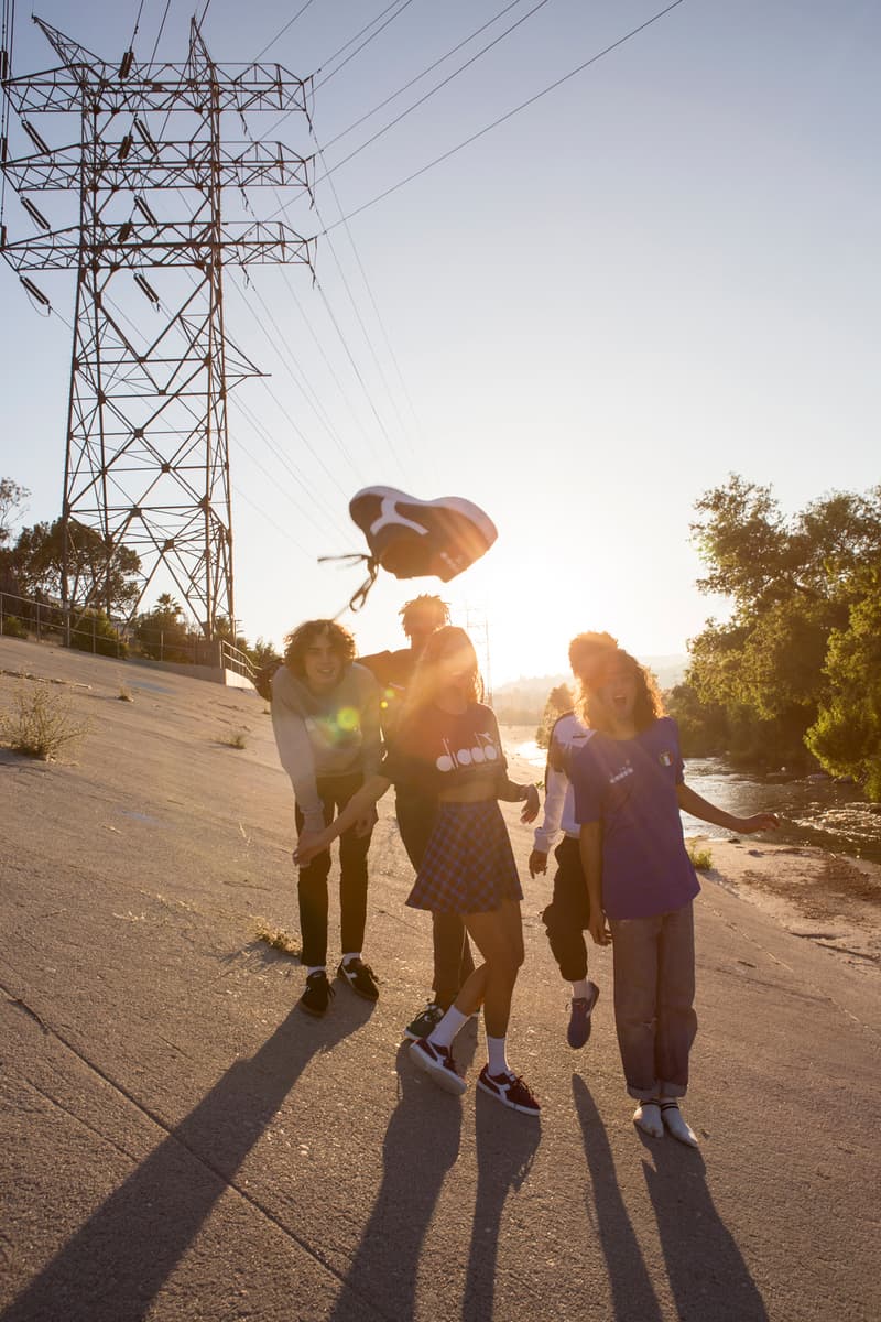 Diadora 2017 Fall Winter collection lookbook Live Your Passion Campaign Video Tommy Genesis Execute Markel Williams Naleye Junior Lucas Bin Leandre Sanders sneakers clothes fashion style