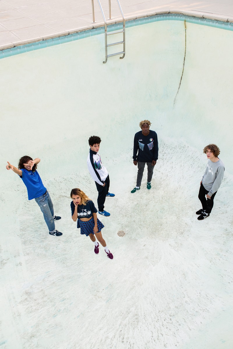 Diadora 2017 Fall Winter collection lookbook Live Your Passion Campaign Video Tommy Genesis Execute Markel Williams Naleye Junior Lucas Bin Leandre Sanders sneakers clothes fashion style