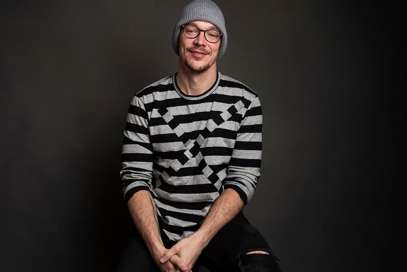 Diplo New EP September 2017 Lil Yachty DRAM Desiigner x stripe sweater beanie hat glasses photo