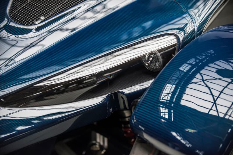 Donkervoort Blue D8 GTO RS Bare Naked Carbon Edition Blue Cars Toys Vehicles Supercars Luxury