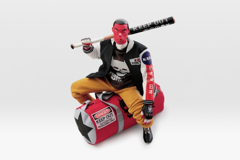 Easy Demons Club Hannya Boy Collectible Figure Glitch Vinyl Toys Streetwear Illustrations Japan