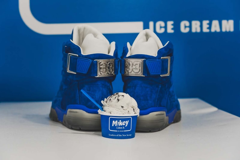 Ewing Athletics Mikey Likes It Ice Cream 33 Hi Harlem LES Patrick Chewing Blue Clear Sole
