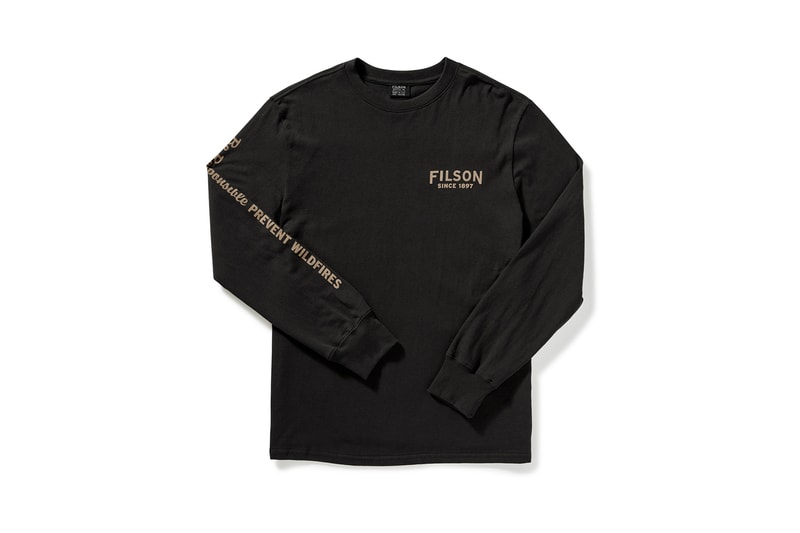 Stay comfortable and protected with the Filson Long Sleeve Barrier T-Shirt