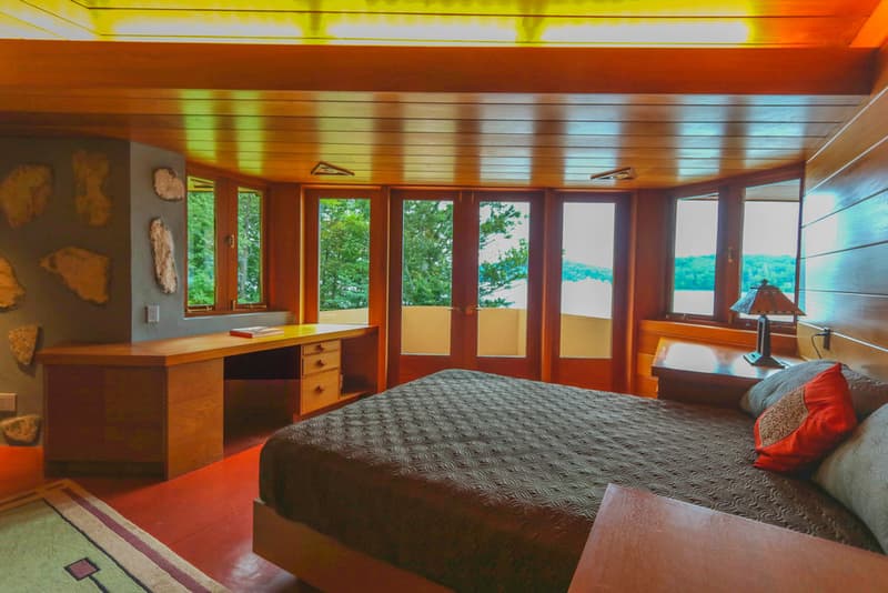Frank Lloyd Wright Private Island On Sale for $14.9 Million Massaro House Island Mahopac Lake home Lake Mahopac New York