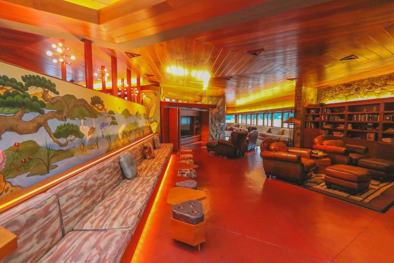 Frank Lloyd Wright Private Island On Sale for $14.9 Million Massaro House Island Mahopac Lake home Lake Mahopac New York