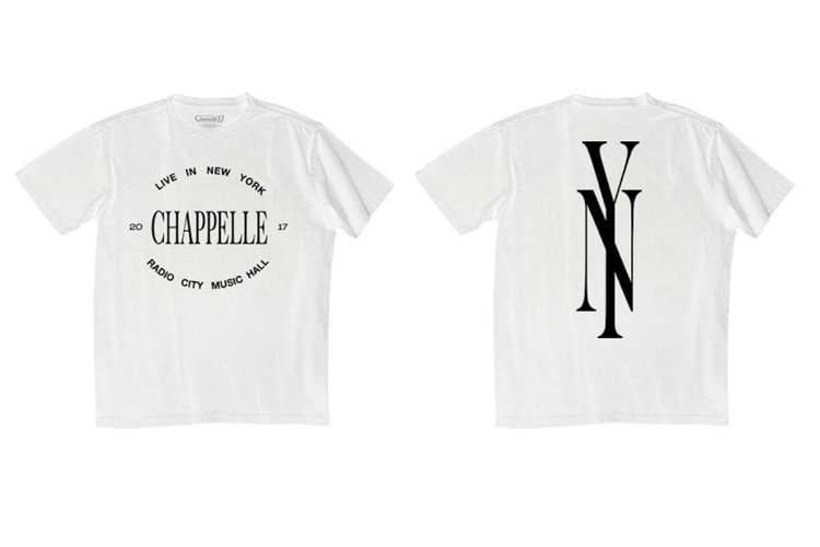 Bravado Celebrates Dave Chappelle's Return to Radio City With Heron Preston Designed T-Shirts
