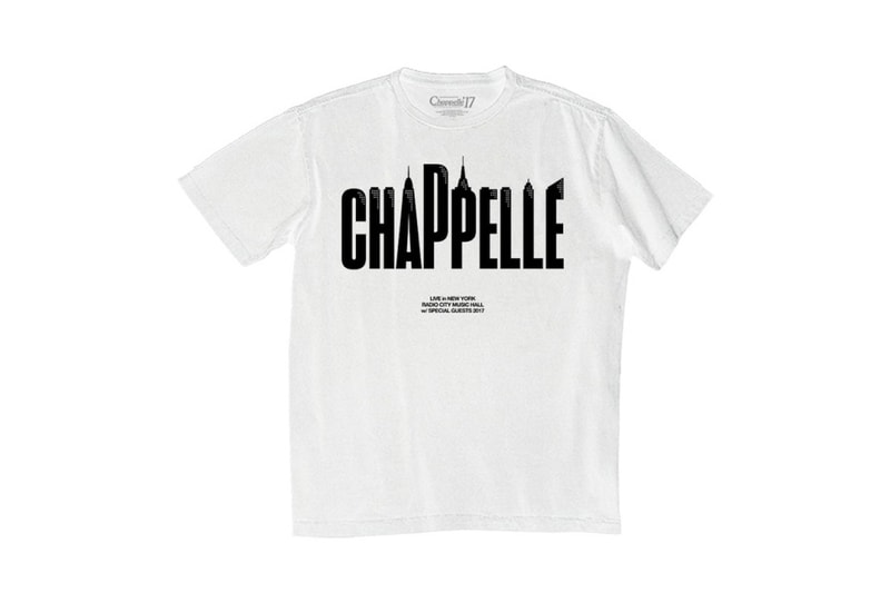 Heron Preston x Bravado Dave Chapelle Radio City Capsule Collection