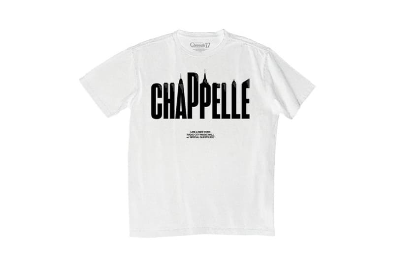 Heron Preston x Bravado Dave Chapelle Radio City Capsule Collection