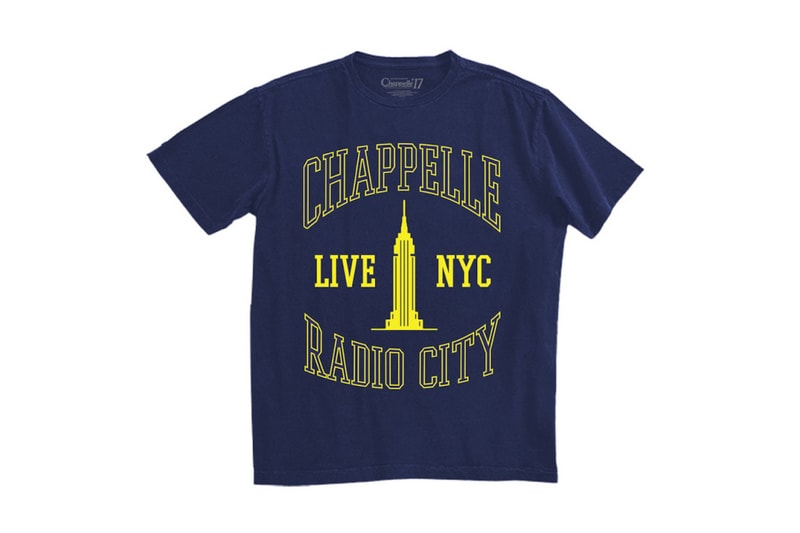 Heron Preston x Bravado Dave Chapelle Radio City Capsule Collection