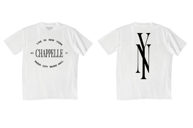 Heron Preston x Bravado Dave Chapelle Radio City Capsule Collection
