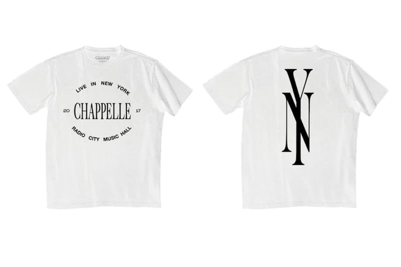 Heron Preston x Bravado Dave Chapelle Radio City Capsule Collection