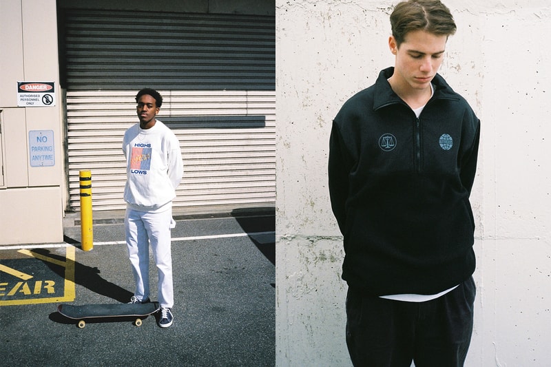 Highs and Lows Butter Goods 2017 Collaboration Australia Release Date Drop September Pop Up Jackets Tees