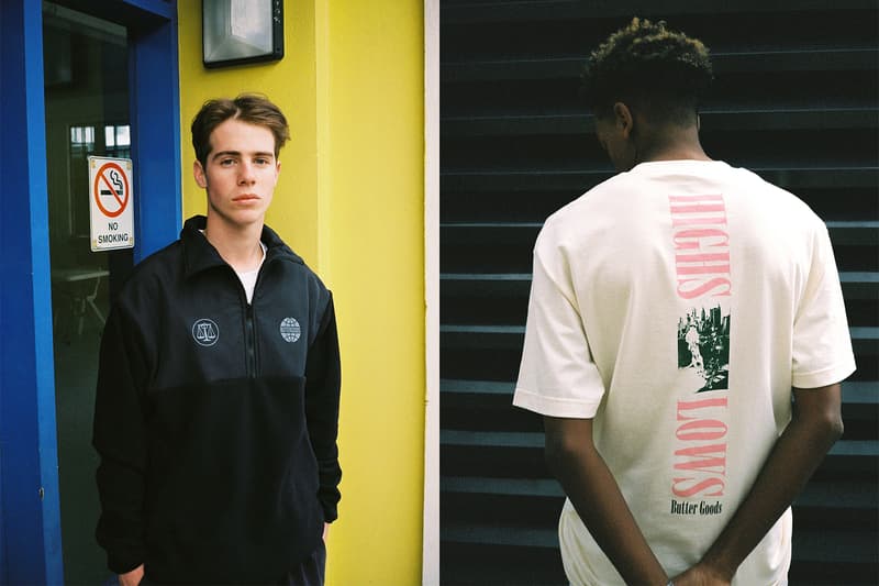 Highs and Lows Butter Goods 2017 Collaboration Australia Release Date Drop September Pop Up Jackets Tees
