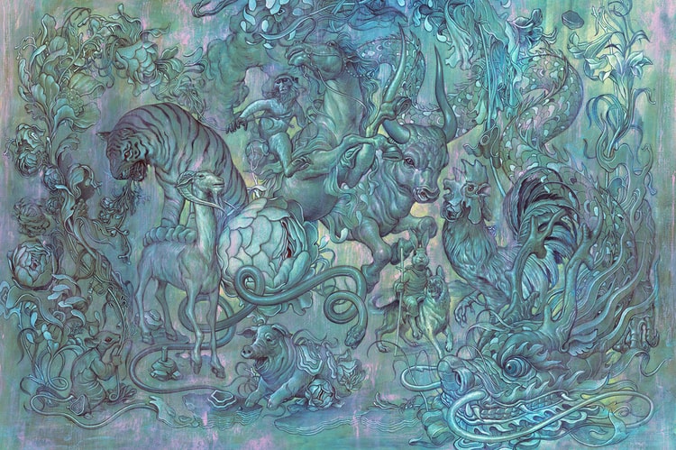 James Jean Reimagines the Chinese Zodiac in New 'Hunting Party II' Print