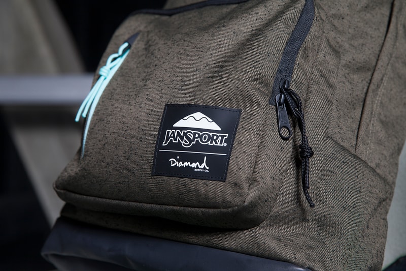 JanSport Diamond Supply Co Fall Lookbook Collaboration Palm Prints Backpacks Bags Back to School Packs Pouch Duffle