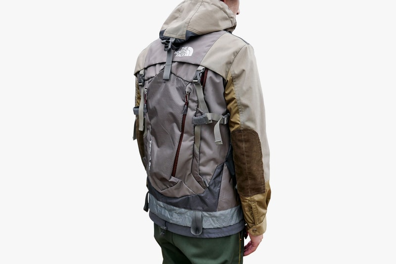 backpack anti theft travel 45L SEG Hybrid Pack YETI Camino 50 Carryall Travel Hacks and PopNLock anchor strap Color:Beluga/Stormy Blue