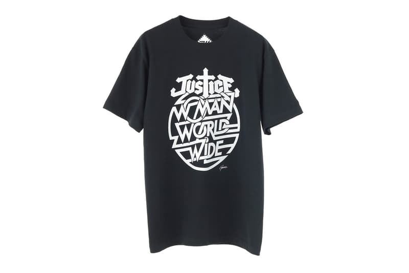 Justice PHIRE WIRE Capsule Collection Collaboration Jacket Baseball Jersey T Shirt Tee Hat Cap Bat Ball Woman Black