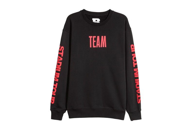 H&M Justin Bieber New Purpose Tour Merch merchandise t-shirts tee hoodies sweatshirts concert