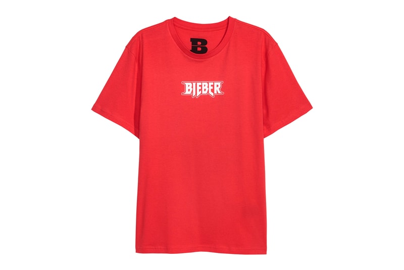 H&M Justin Bieber New Purpose Tour Merch merchandise t-shirts tee hoodies sweatshirts concert