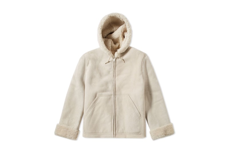 Kanye West YEEZY SEASON 5 Short Long Shearling Jacket Birch Ink Off White Black Blue 2017 August Release Date Info END Clothing