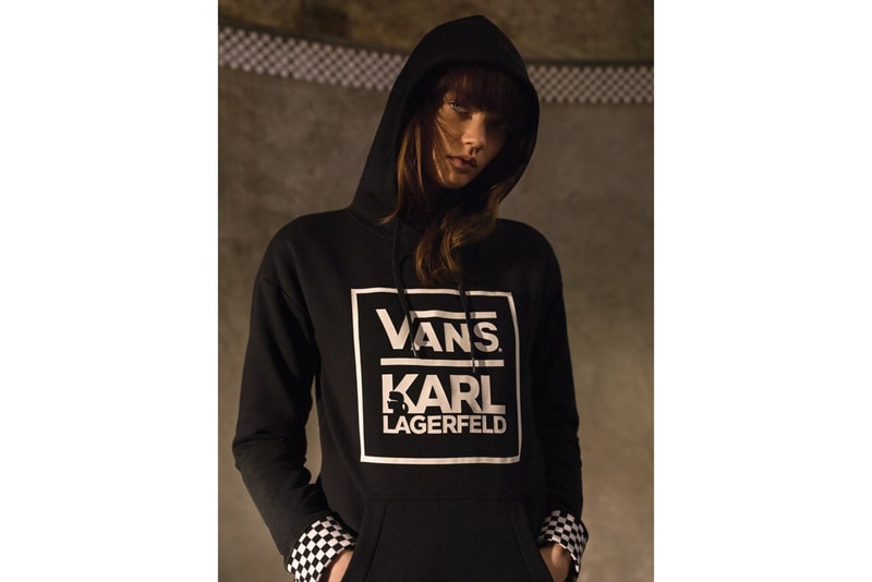 Karl Lagerfeld x Vans Checkerboard Slip Ons