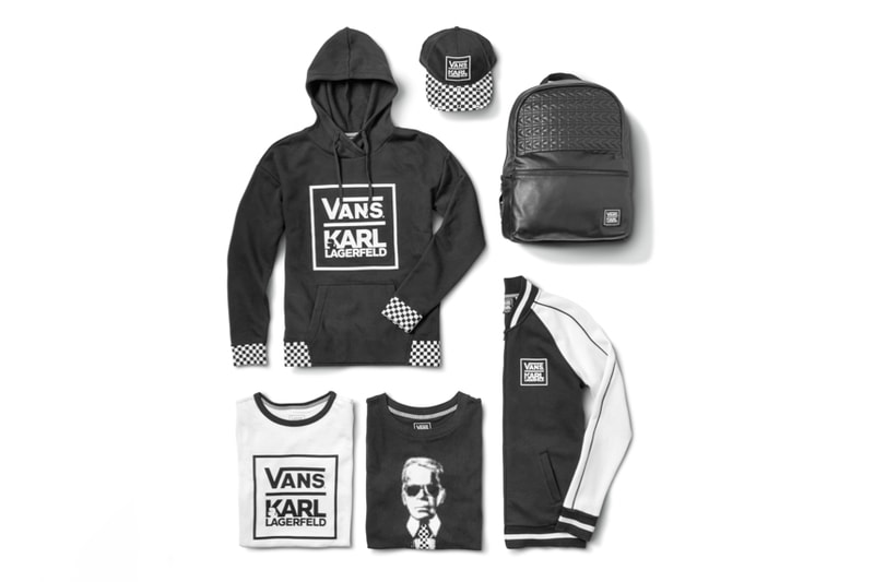 Karl Lagerfeld x Vans Checkerboard Slip Ons