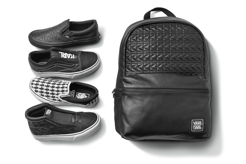 Karl Lagerfeld x Vans Checkerboard Slip Ons