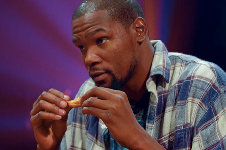 Kevin Durant Faces the Wings of Death on 'Hot Ones'