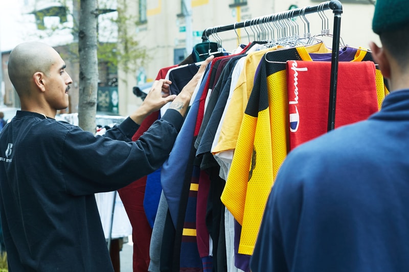 Kinfolk Dude Dudette Sidewalk Sale pop up shop Supreme Bedwin & The Heartbreakers Brain Dead Clothing Apparel Fashion Accessories new york nyc city brooklyn store retail