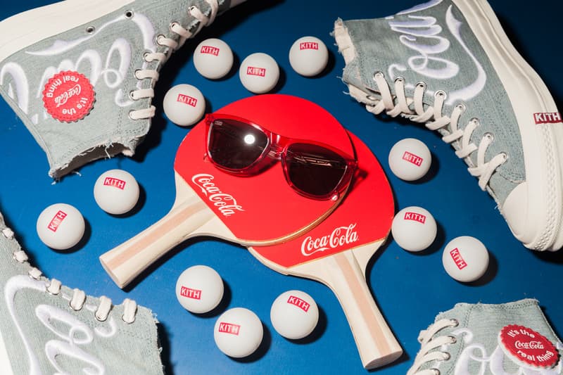 KITH Coca Cola 2017 Summer Collection First Look Converse Chuck Taylor All Star 1970 Sunglasses Ping Pong Red White Ronnie Fieg Hamptons